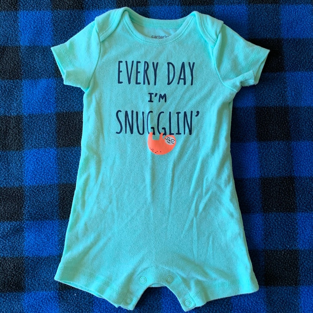 Boys short sleeve onesie